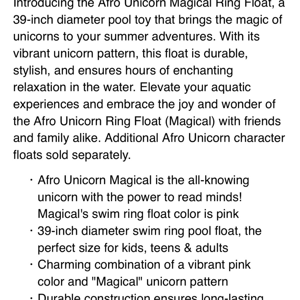 Afrounicorn Magical Pool float - Picture 11 of 16